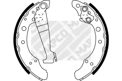 Комлект тормозных накладок MAPCO 8778