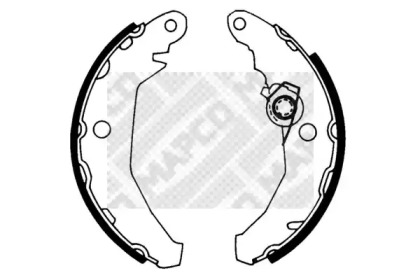 Комлект тормозных накладок MAPCO 8806