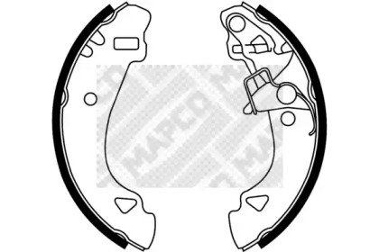 Комлект тормозных накладок MAPCO 8849