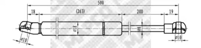 Газовая пружина MAPCO 91814