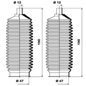 Комплект пыльника MOOG K150039