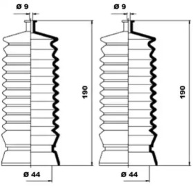 Комплект пыльника MOOG K150062