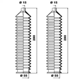 Комплект пыльника MOOG K150109