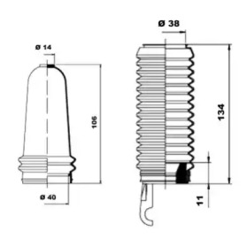 Комплект пыльника MOOG K150151