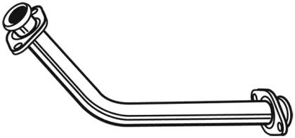 Труба выхлопного газа FONOS 07145