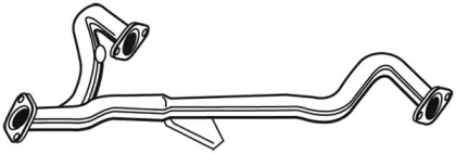 Труба выхлопного газа FONOS 17450