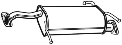 Глушитель выхлопных газов конечный FONOS 617808