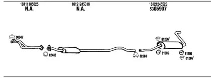 Система выпуска ОГ FONOS BW30532