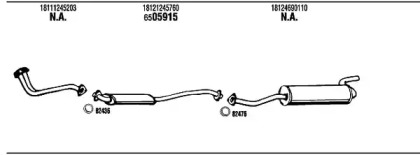 Система выпуска ОГ FONOS BW40232B