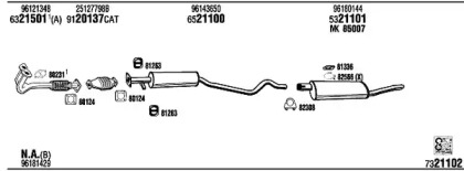 Система выпуска ОГ FONOS DW12054