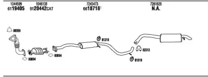 Система выпуска ОГ FONOS FO30831