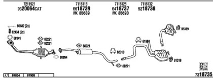 Система выпуска ОГ FONOS FO60017A