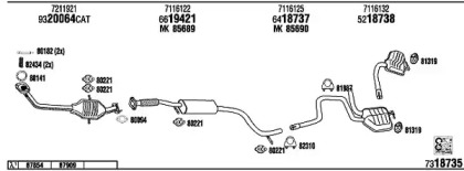 Система выпуска ОГ FONOS FO60033A