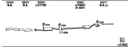 Система выпуска ОГ FONOS FO80550