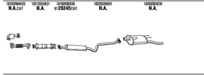 Система выпуска ОГ FONOS HOH18473A