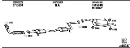 Система выпуска ОГ FONOS MA40025B