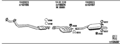 Система выпуска ОГ FONOS MB30331B