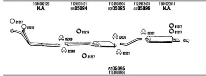 Система выпуска ОГ FONOS MB44101A