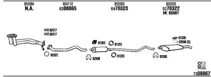 Система выпуска ОГ FONOS OP40061A