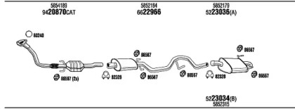 Система выпуска ОГ FONOS OP56008B