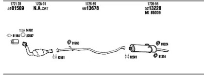 Система выпуска ОГ FONOS PE40558B