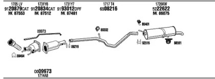 Система выпуска ОГ FONOS PEK016615A