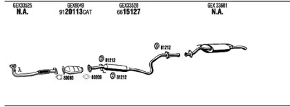 Система выпуска ОГ FONOS RV41402