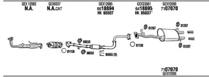 Система выпуска ОГ FONOS RV60503