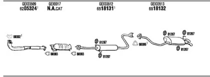 Система выпуска ОГ FONOS RV80017