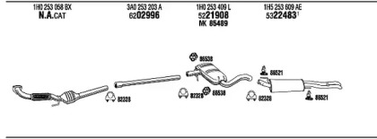 Система выпуска ОГ FONOS VW25065