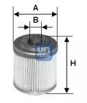 Фильтр UFI 25.588.00