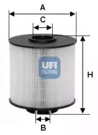 Фильтр UFI 26.017.00