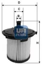 Фильтр UFI 26.074.00