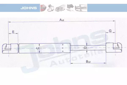 Газовая пружина JOHNS 32 15 95-97