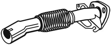 Труба выхлопного газа WALKER 10496