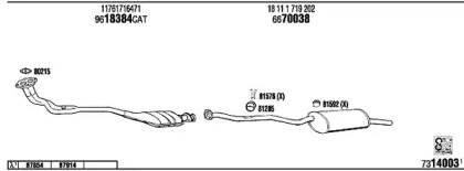 Система выпуска ОГ WALKER BW31804