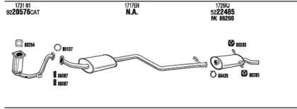 Система выпуска ОГ WALKER CIH19008A