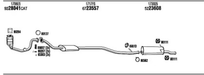 Система выпуска ОГ WALKER CIH19008B