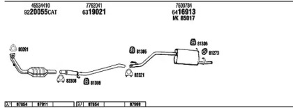 Система выпуска ОГ WALKER FI30291