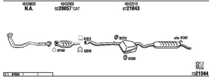 Система выпуска ОГ WALKER FI35006B