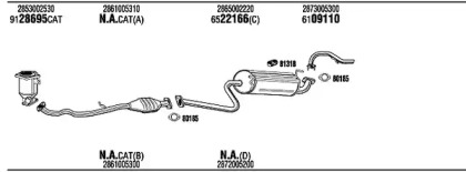 Система выпуска ОГ WALKER HYK019804A