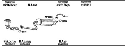 Система выпуска ОГ WALKER HYK022943A