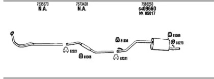 Система выпуска ОГ WALKER LN10001