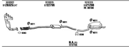 Система выпуска ОГ WALKER LN75003