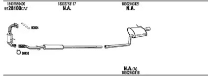 Система выпуска ОГ WALKER MNK033077