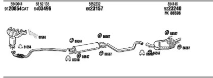 Система выпуска ОГ WALKER OPH15331B