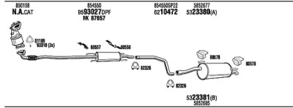 Система выпуска ОГ WALKER OPH33722A