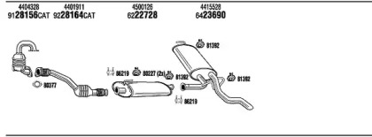 Система выпуска ОГ WALKER OPK015356CA