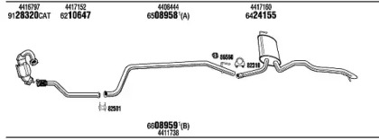 Система выпуска ОГ WALKER OPK019923AA