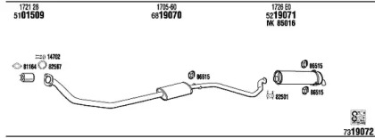 Система выпуска ОГ WALKER PE30605